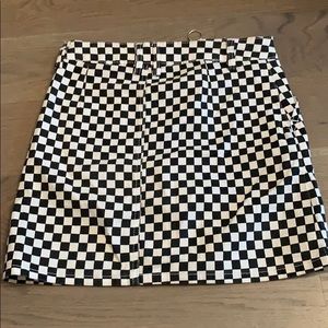 Checkered Mini Skirt